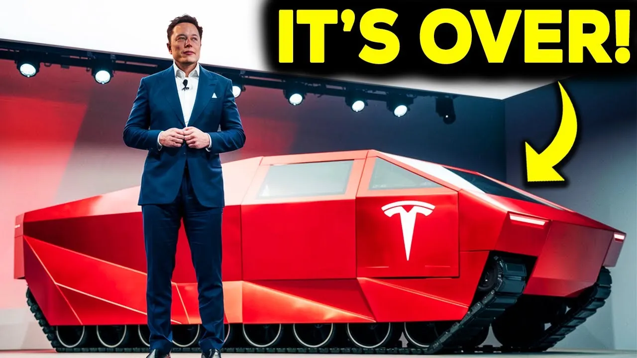 Elon Musk enthüllt den NEUEN Tesla-Panzer, der jeden Krieg gewinnen könnte!