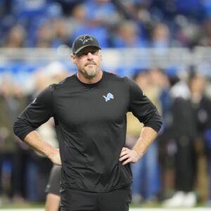 Lions coach Dan Campbell says he has a ton of receipts. He isn't ready to  show them after big win | AP News