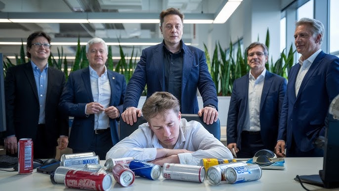 Un employé de Tesla est surpris en train de dormir au travail : la réponse d'Elon Musk choque tout le bureau !