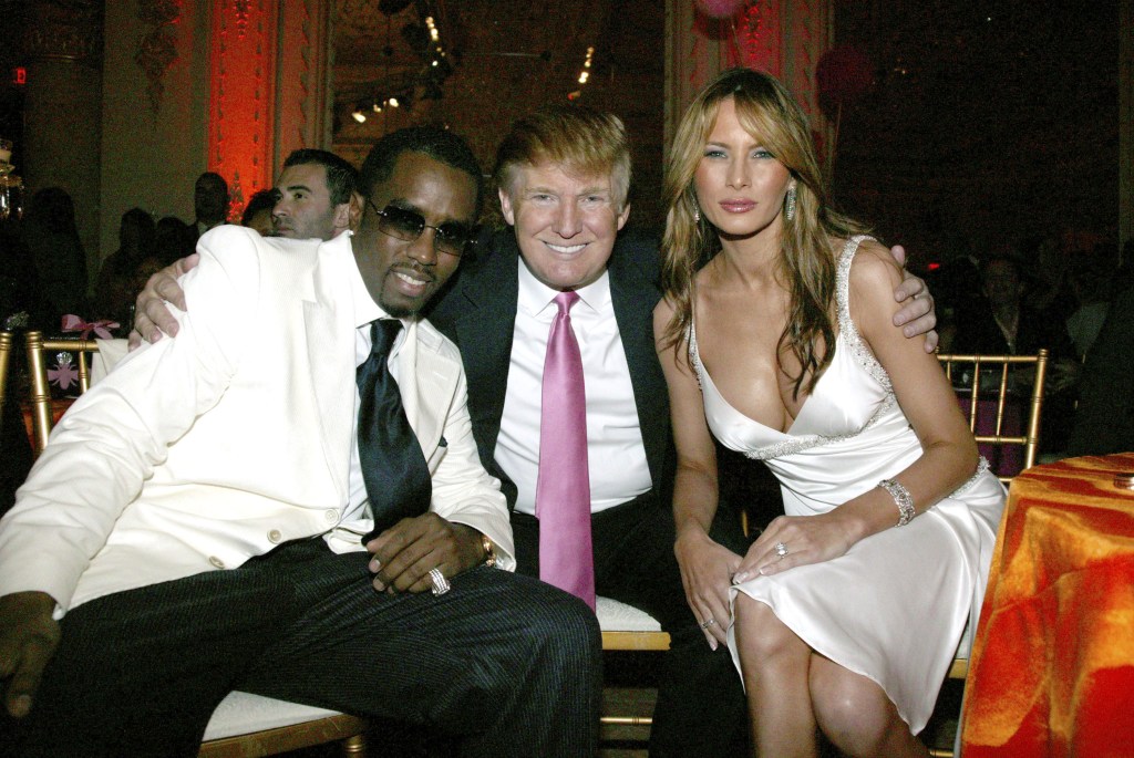 Sean "P. Diddy" Combs, Donald Trump  and Melania Trump